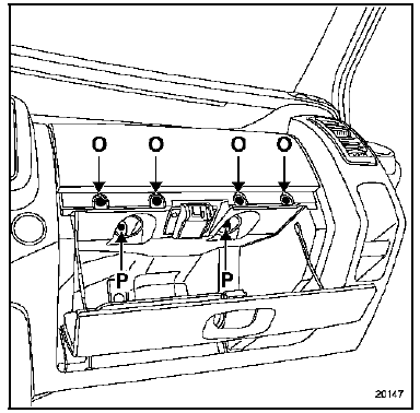Renault Trafic. Particularités de l'airbag passager