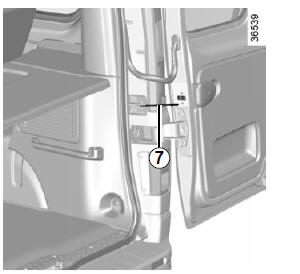 Renault Trafic. Fermeture de l'extérieur