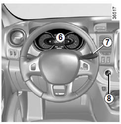 Renault Trafic. Tableau de bord 6 en miles (possibilité de passer en km/h)