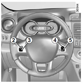 Renault Trafic. Commandes