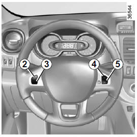 Renault Trafic. Commandes