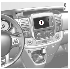 Renault Trafic. Réglage du volume sonore de l'aide au parking