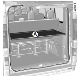 Renault Trafic. Cache-bagages 