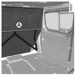 Renault Trafic. Filet de séparation