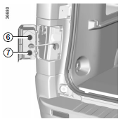 Renault Trafic. Bloc feux arrière b