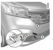 Renault Trafic. Point de remorquage avant 6