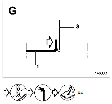 Renault Trafic. Composition de la piece de rechange