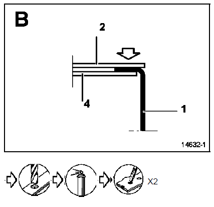 Renault Trafic. Composition de la piece de rechange