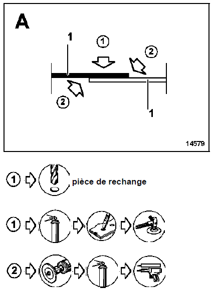 Renault Trafic. Plancher arrière partie avant