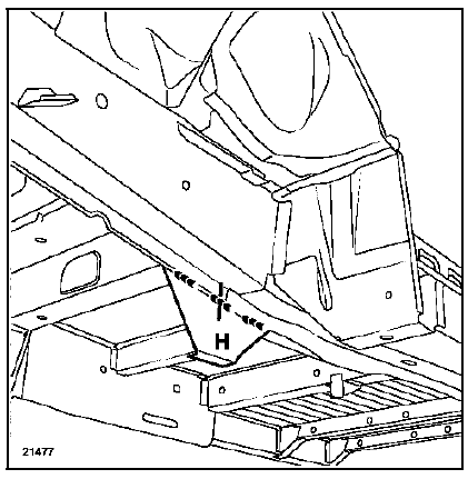 Renault Trafic. Composition de la piece de rechange