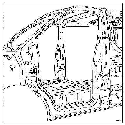 Renault Trafic. Côté de cabine