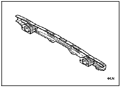 Renault Trafic. Traverse support bouclier arrière