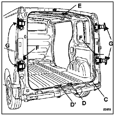 Renault Trafic. Preparation avant montage