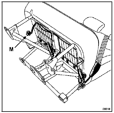 Renault Trafic. Ceinture de sécurité avant