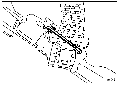 Renault Trafic. Ceinture de sécurité de banquette arrière