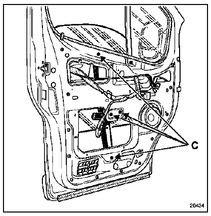 Renault Trafic. Lève-vitre de porte avant