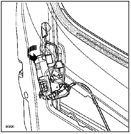 Renault Trafic. Serrure de porte avant