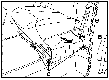 Renault Trafic. Siège complet