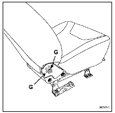 Renault Trafic. Armature de dossier