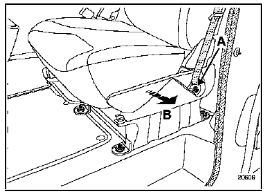 Renault Trafic. Réhausse et glissières de siège