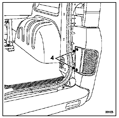 Renault Trafic. Feux arrière