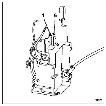Renault Trafic. Serrure de portes