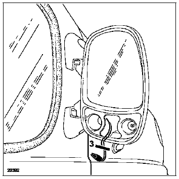 Renault Trafic. Sonde de température extérieure