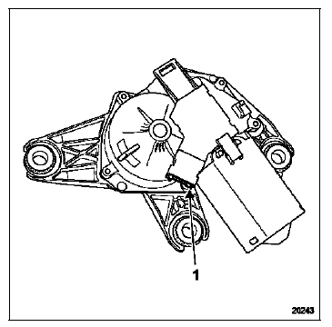 Renault Trafic. Essuie-vitre arrière