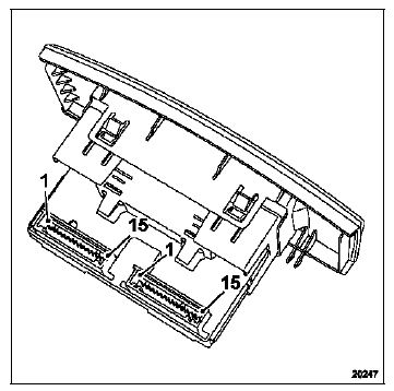 Renault Trafic. Affectation des voies