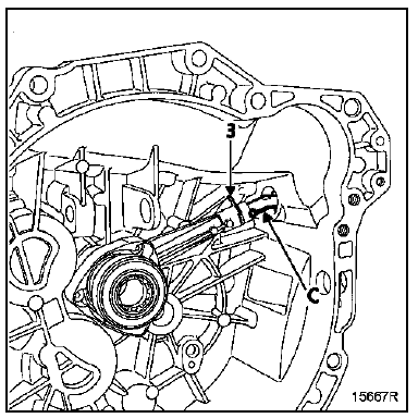 Renault Trafic. Cylindre recepteur d'embrayage
