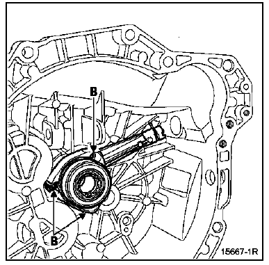 Renault Trafic. Cylindre récepteur d'embrayage