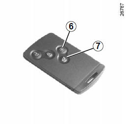 Un appui sur le bouton 6 allume l'éclairage