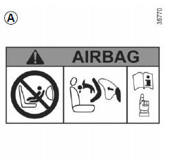 Les marquages sur la planche de bord