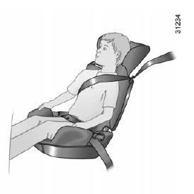 Dès 15 kg ou 4 ans l'enfant peut voyager