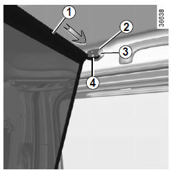 À l'intérieur du véhicule, de chaque