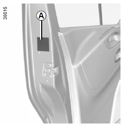 Pour la lire ouvrez la porte conducteur.