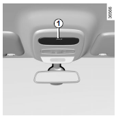 Déposez le diffuseur 1 du plafonnier