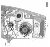 Tournez d'un quart de tour le portelampe