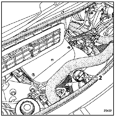 Le remplissage de l'huile moteur s'effectue à l'aide de
