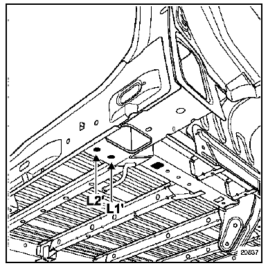 Le calibre vient en appui sous le boîtier de fixation