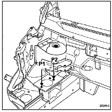 Le calibre vient se placer par-dessus l'appui moteur, il