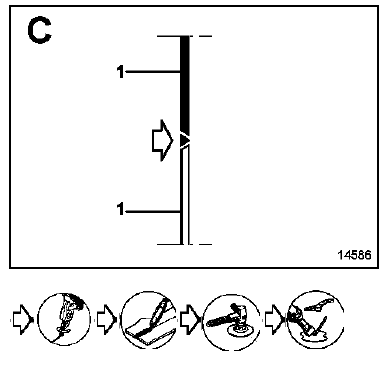 Traverse latérale extrême avant