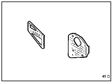 Pieces concernees (épaisseur en mm) :