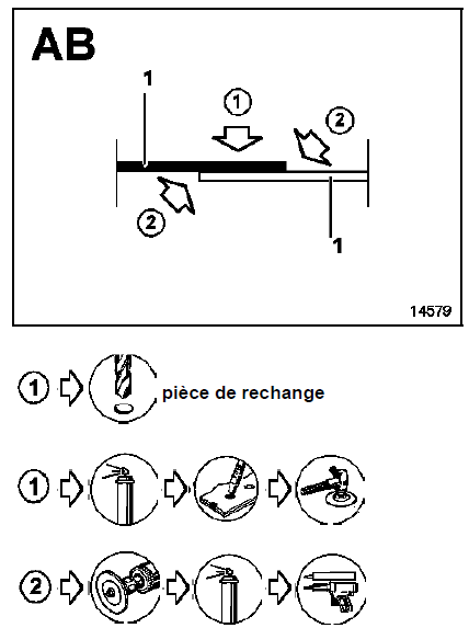 Nota : le nombre de points de bouchonnage n'est