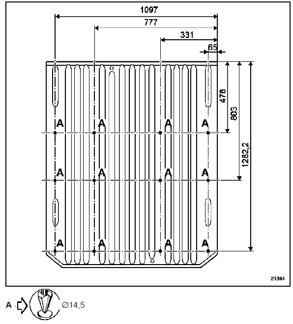 Pour des raisons de standardisation le magasin pièces de rechange ne