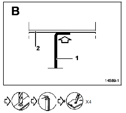 Longeron arrière partie avant