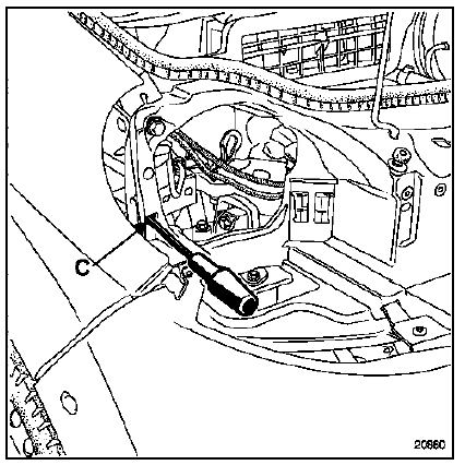 La repose se fait dans le sens inverse de la dépose.