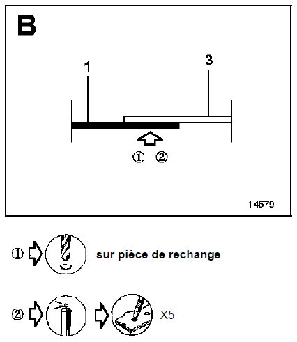 Doublure de brancard arrière