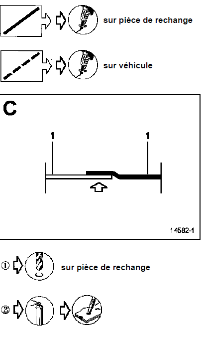 Nota : le nombre de points de bouchonnage n'est pas