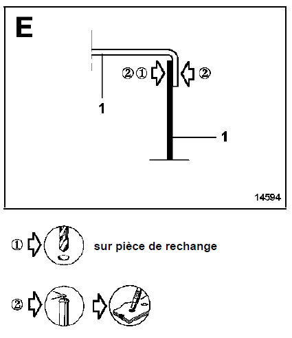 Nota : le nombre de points de bouchonnage n'est pas
